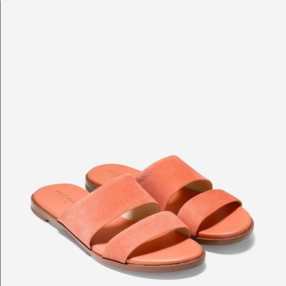 Cole Haan Shoes - Cole Haan Anica Slide Sandals - Nectar Suede